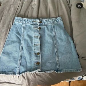 jean skirt